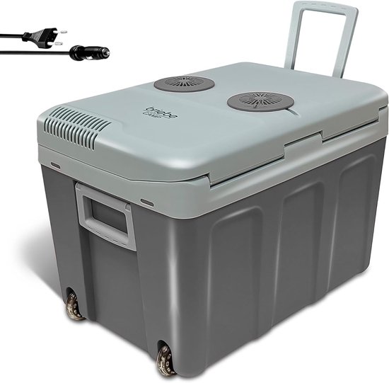 Elektrische Koelbox op Wielen 40L 12V/220V Koelen en Verwarmen