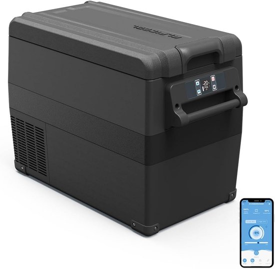 Elektrische Koelbox - Vriesbox Mini - Reizen Auto - Diepe Vriezer Prestaties - 45 Liter - Zwart