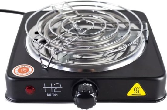 Elektrische Kolenbrander H2 1000 Watt - Kolenbranders Elektrische - Kolenstarter - Kolenverhitter - Kolen opwarmen - Kooltjes - Kolen - Coco - Verwarmer - Amy Deluxe - Camping kooktoestel - camping - Kookplaat - BBQ Starter van Amy Deluxe