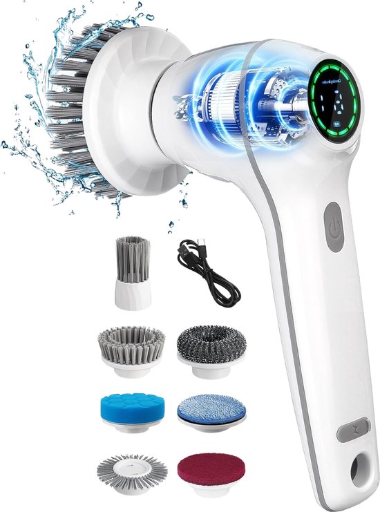 Elektrische Onkruidborstel - Voegenborstel Voor Schoonmaken - Gebruiksvriendelijk Design Voor Verwijderen Van Onkruid En Vuil van GARDEN GLORY