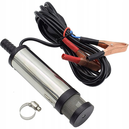 Elektrische Pomp - Brandstofafvoer - 12V - Water en Olie van Merkloos