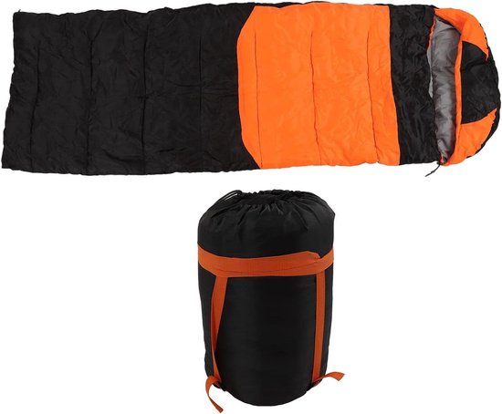 Elektrische Slaapzak - Verwarmde Slaapzak - Outdoor Kamperen - Temperatuur Geregeld - 210 x 75 cm - Oranje