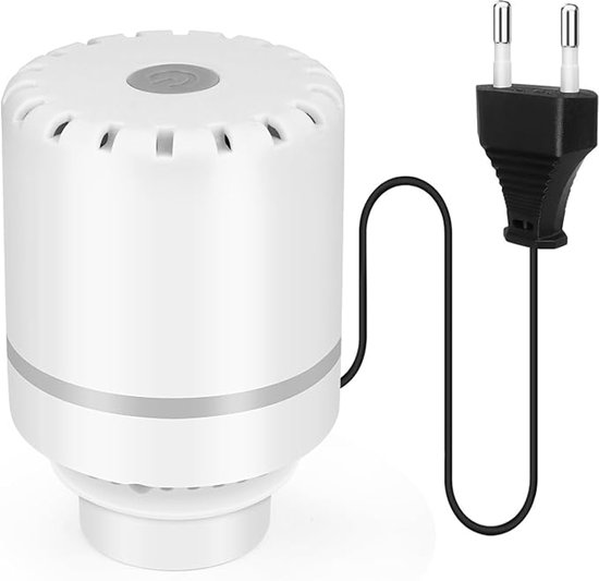 Elektrische vacuümpomp - Elektrische luchtpomp - draagbare luchtpomp - Oplaadbare elektrische pomp - Compact & Lichtgewicht - EU Stekker - voor vacuümzakken, kleding, reisgadgets - wit - 30W