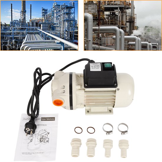 Elektrische Vatpomp - 230V Zelfaanzuigend - 330W - Membraanpomp - Wit - Voor Vloeistoffen