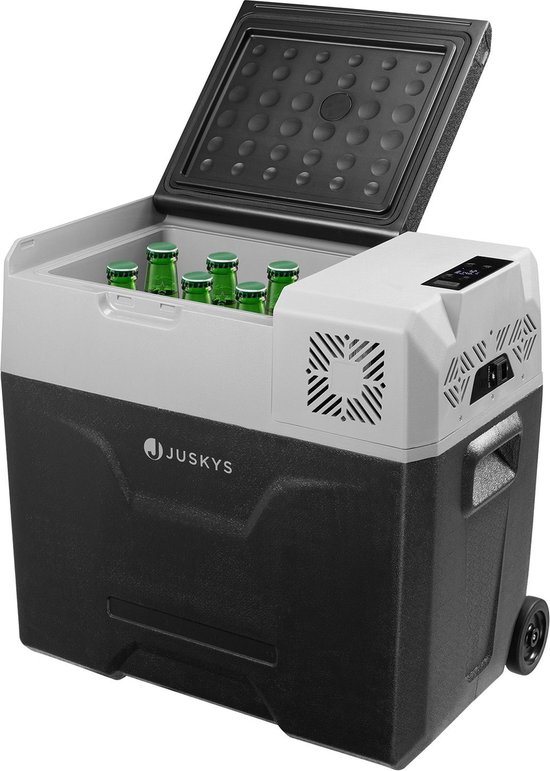 Elektronische Koelbox / Compressorkoelbox Yukon - 50 Liter - 12/24 & 230 V Aansluiting van Merkloos