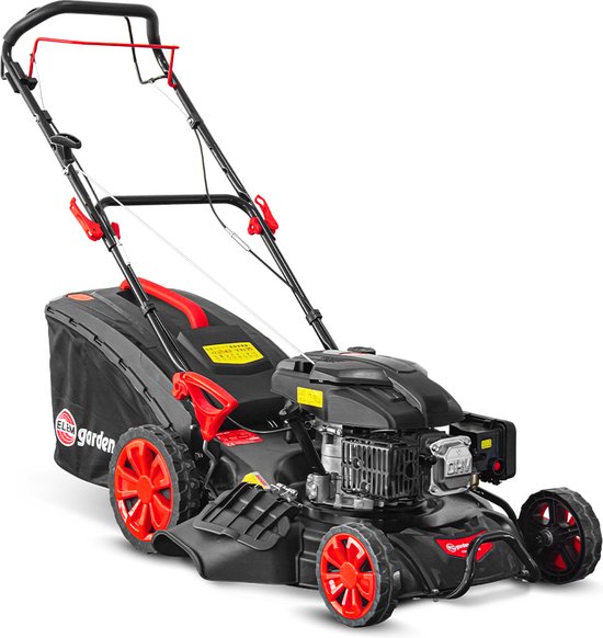 ELEM - Grasmaaier - 173 CC - Werkbreedte 508MM - Getrokken thermische maaier - Met zij uitworp en mulching van ELEM