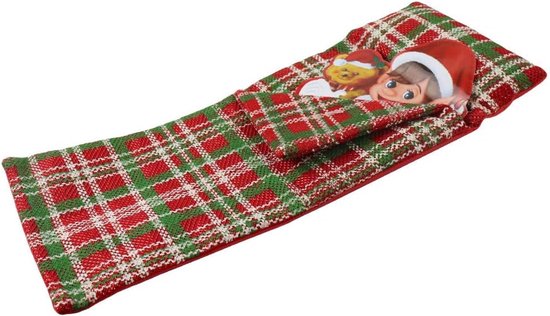 Elf Slaapzak - Poppen Accessoire - Scène Creëren - Met Kussen - 12 x 30 cm - Gekleurd