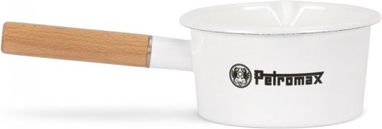 Emaille saus pan wit 0,5L