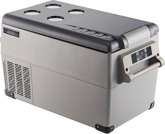 Empire's Product Elektrische Koelbox - Koeltas - Elektrische Koelbox Auto - 12V / 230V - 55 Liter - Donkergrijs van Empire's Product