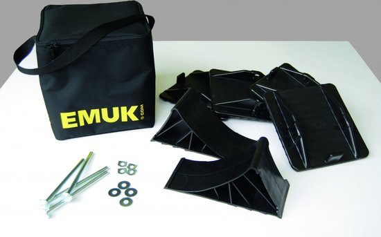 Emuk Onderlegschijven + Wielkeggen Set van Emuk