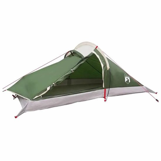 Emvae Tent - 2 Personen - Wandeltent - Piramidetent tent - Waterdicht met PU-Coating, Gaaswanden en Draagtas - 246 x 146 x 100 cm - 1,75KG -Groen