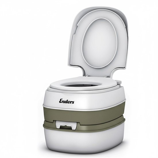 Enders Comfort - Campingtoilet - Hygiënisch & Ergonomisch - 17L Spoelwater - 14L Afvaltank van Merkloos
