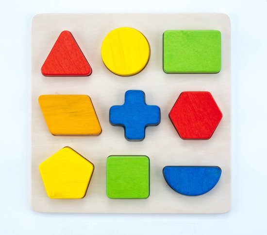 Engelhart Leerspel Geometrisch 9 Vormen 30 Cm van Engel