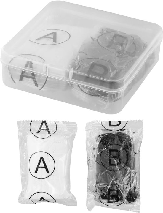 Epoxy Kit - Lijm en Vuller - Reparaties Uitvoeren - Tweecomponenten Systeem - 3 Stuks 200g - Zwart van Merkloos