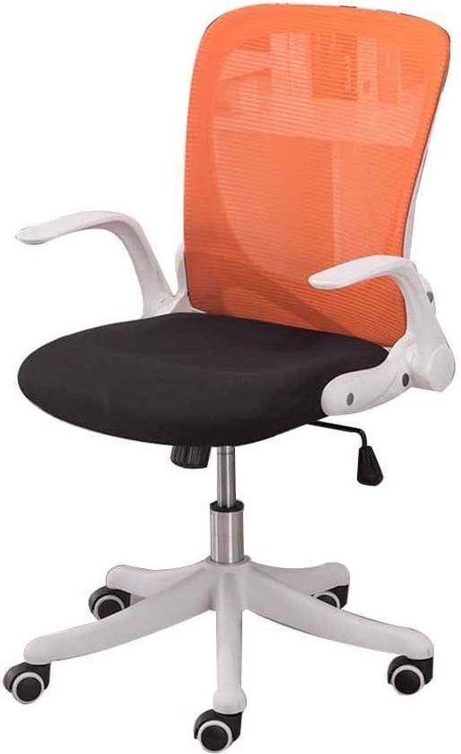 Ergonomic Office Chair Breathable Mesh Cushion Middle Back Executive Chairs with Folding Backrest Folding Armrests - Decoration for Home Office . van Ergon
