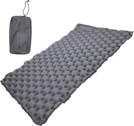 Ergonomische Opblaasbare Camping Slaapmat voor 2 Personen - Waterdicht en Comfortabel van Merkloos