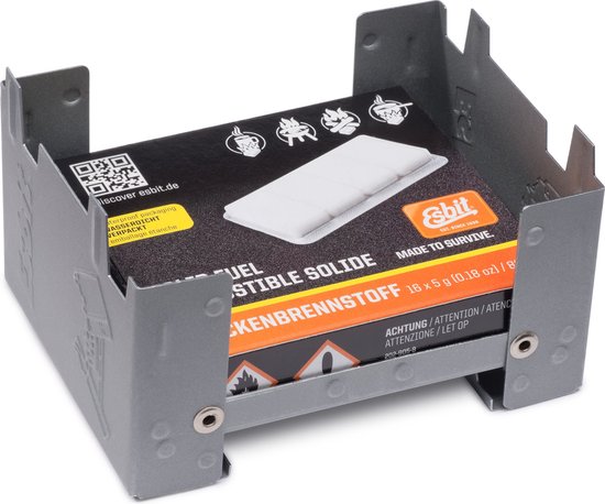Esbit Brander Pocket Stove S - Incl 16x5 gr Esbit Blokjes - Compact van Esbit