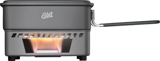 Esbit Outdoor Kooktoestel 1,1L - Brander met Kookpot - Aluminium van ES
