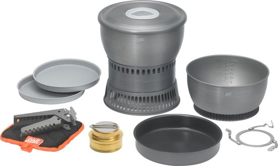 Esbit Outdoor Kooktoestel 2350ml - Opbergtas - Aluminium Non Stick