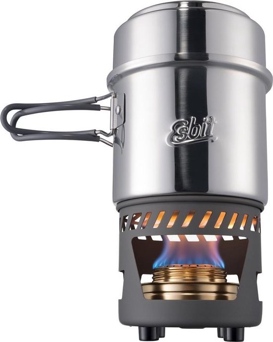 Esbit Outdoor Kooktoestel 985ml - Opbergtas - Aluminium/RVS - Alcohol van ES