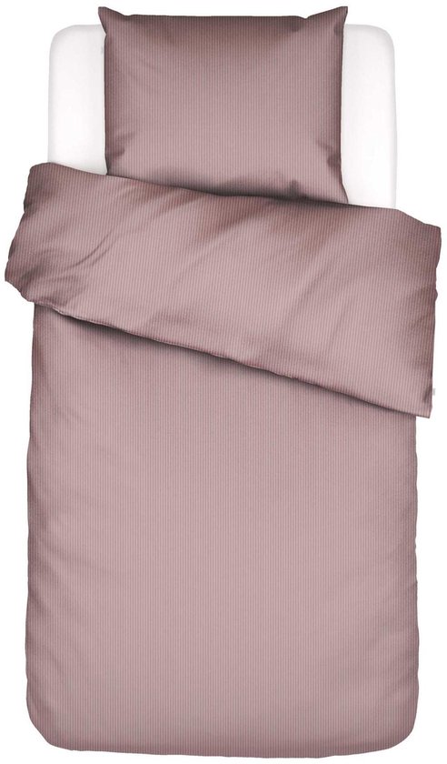 Essenza Essential Satin Dekbedovertrek Katoensatijn Woodrose - Eenpersoons – 140x200/220 cm