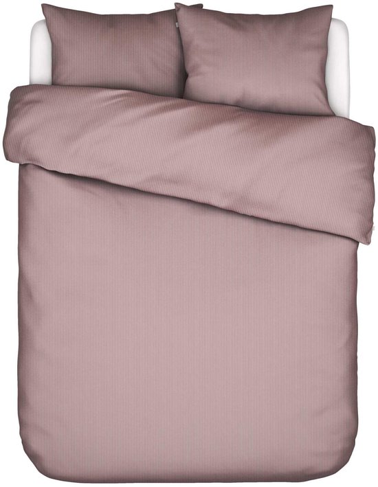 Essenza Essential Satin Dekbedovertrek Katoensatijn Woodrose - Tweepersoons – 200x200/220 cm