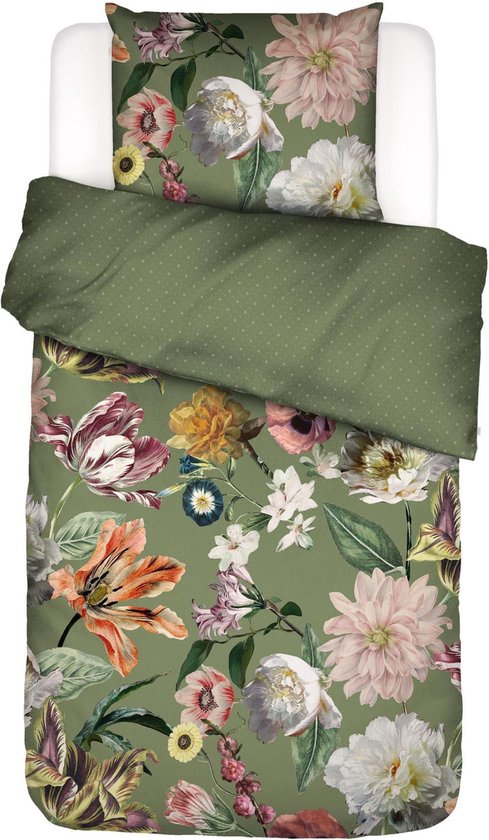 ESSENZA Filou Dekbedovertrek Forest green - Tweepersoons – 200x200/220 cm van ESSENZA