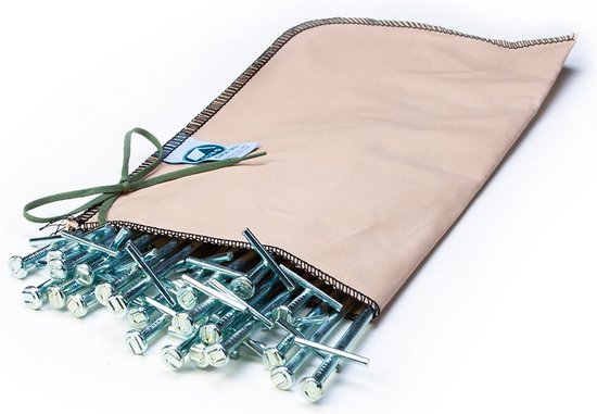 ESVO - Rotspennen Tarzan - 23 cm - Staal - 25-PACK + ESVO Haringzak van ES