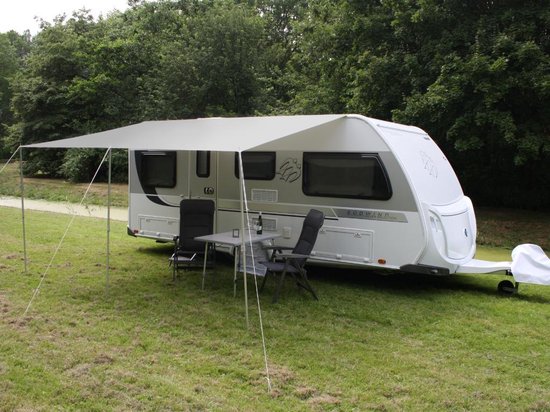 ESVO universele caravanluifel - 300 x 240 cm - polyester - grijs van ES