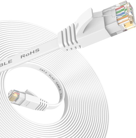 Ethernet kabel 5 m Cat6 hoge snelheid LAN kabel met Rj45 connector van Merkloos