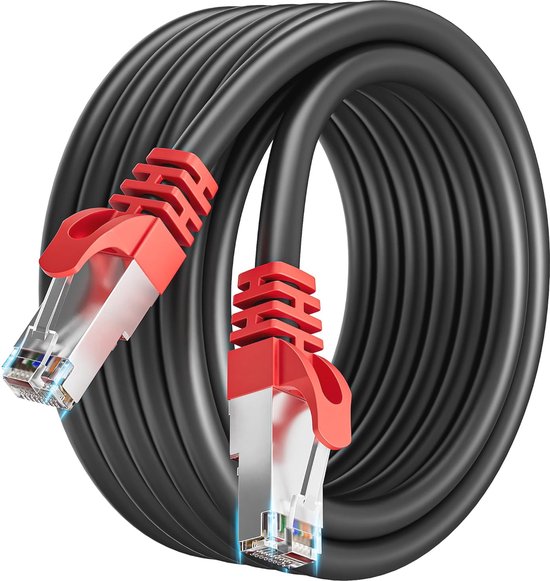 Ethernet Kabel 5m Cat 7 - Hoge Snelheid Netwerkkabel voor Gaming en Streaming van Goobay