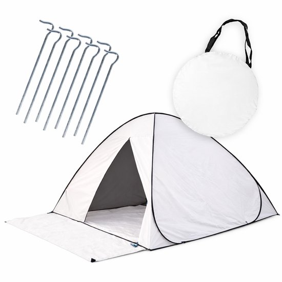 Eurocatch Festival Tent - Pop-up Werptent - 200x130 cm - 2 Personen - Waterdicht - Verduisterend van Merkloos
