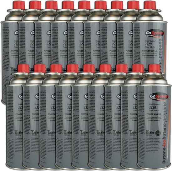 Eurocatch Gas Cartridge - Butaangas - Gasflessen - Gasbussen - Butaan Gasbussen - Navulling - 227g - 16 Stuks van Eurocatch