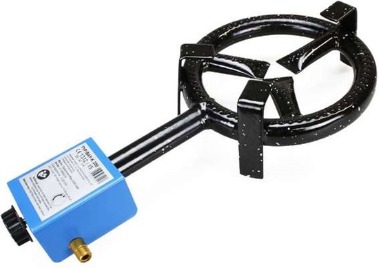 Eurocatch Gasbrander Maxi 5500W - Wokbrander - Camping gasbrander - Incl. Draagkoffer - Blauw