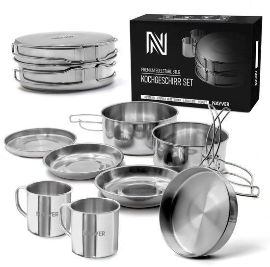Eurocatch Nayver Camping Pannenset - Outdoor Pannenset van Eurocatch