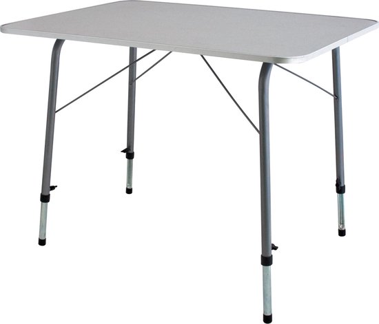 Eurotrail Cadiz L - Campingtafel - 121 x 61 cm - Grijs
