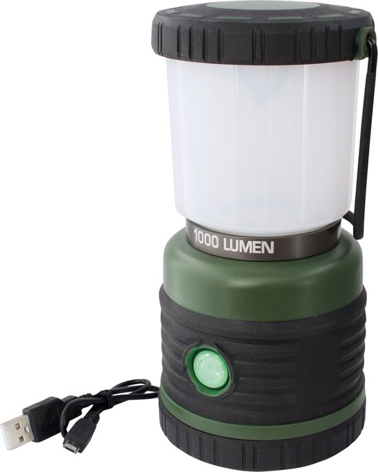 Eurotrail Campinglamp Léon 1000L - Black/Forest Green