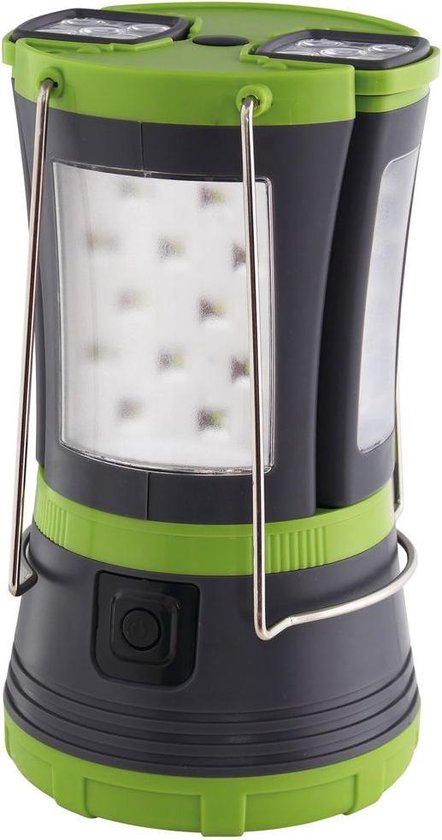 Eurotrail Campinglamp Multi Light Oplaadbaar - 500L - Antraciet/Groen van Eurotrail