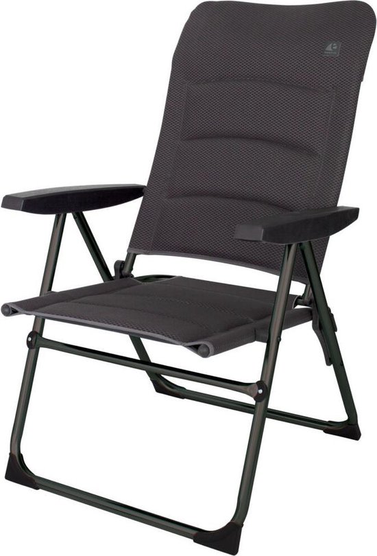 Eurotrail Campingstoel Canyon 48 X 42 X 103 Cm Polyester - Antraciet van Eurotrail