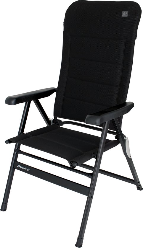 Eurotrail Campingstoel Grenoble - Zwart van Eurotrail