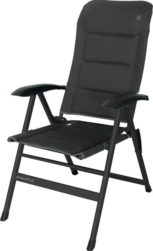 Eurotrail Campingstoel Kendal 47 X 44 X 120 Cm Polyester - Antraciet