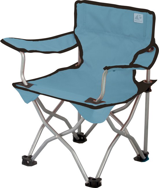 Eurotrail Campingstoel voor Kinderen Ardeche - Blauw/Zwart van Eurotrail