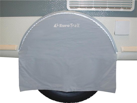 Eurotrail Caravan Wheelcover - Hobby/Fendt 77x60cm van Merkloos