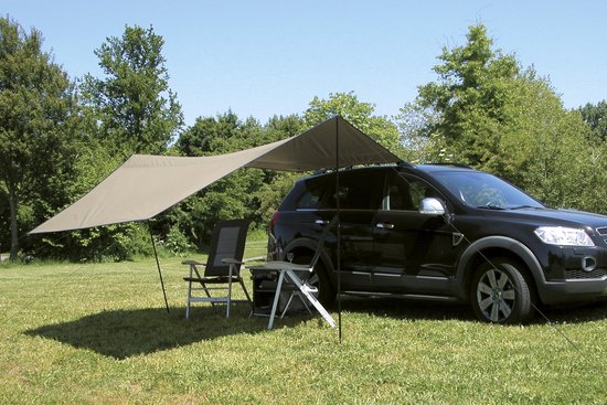 Eurotrail Carside Tarp - Safari Navy van Eurotrail