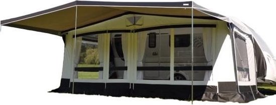 Eurotrail Combi-luifel 411 X 240 Cm Polyester Grijs van Merkloos