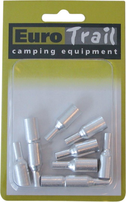 Eurotrail Fiberglass alu tip - 9.5mm - 10pcs van Eurotrail