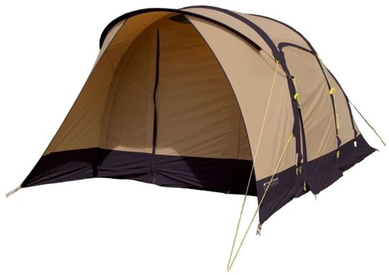 Eurotrail Iowa BTC Alu Familietent Beige/Black OS van Eurotrail