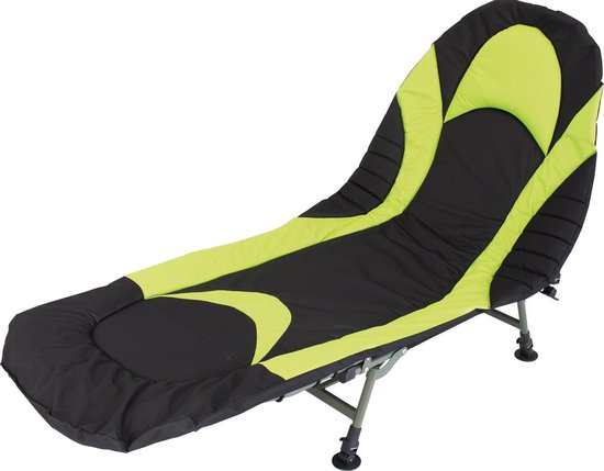 Eurotrail Kampeerbed Queen - Zwart/Lime van Eurotrail