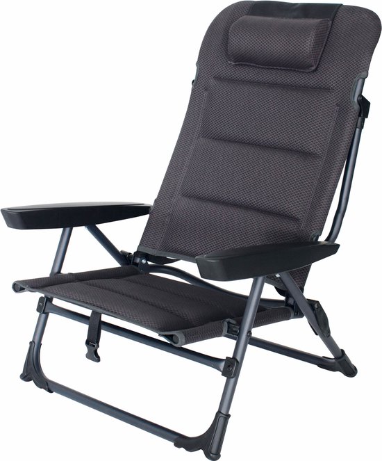 Eurotrail Kendal Beach - Strandstoel - Antraciet van Merkloos