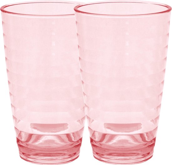 Eurotrail Limonade glas - 400 ml - 2 st. - Red